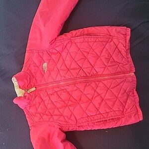 Girls Quilted North Face Jacket